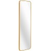 KTMBDW 47x14 Mirror Rectangle Full Body Length Door Hanging Wall Mounted Metal Frame Dressing Make-up Mirrors for Entryway Bedroom Bathroom - 4 of 4