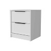 NicBex Nightstand with 2 Drawers,Modern Bedside Table with Unique Design,Side Table for Bedroom,Living Room - 2 of 4