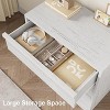 Nightstand 3 Chest of Drawers with Large Storage, Small Modern Bedside End Table for Living Room, Nursery, Entryway - 4 of 4