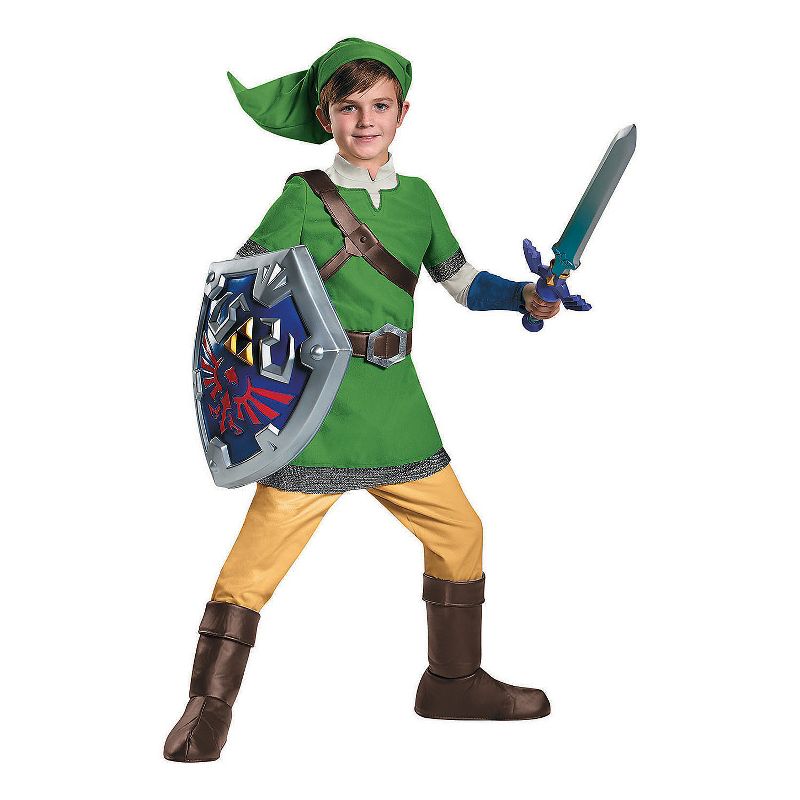 Disguise Boys' Deluxe Legend of Zelda Link Costume, 1 of 2