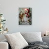 Northlight LED Lighted Snowman and Reindeer Christmas Canvas Wall Art 15.75" x 11.75" - 2 of 4