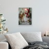 Northlight LED Lighted Snowman and Reindeer Christmas Canvas Wall Art 15.75" x 11.75" - image 2 of 4