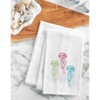 C&F Home Jellyfish Embroidered Cotton Waffle Weave Kitchen Towel - 2 of 3