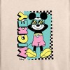 Women's - Disney - Mickey Sunbathe Lightweight French Terry Wide Neck Long Sleeve Shirt - 2 of 4