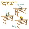 Sunnydaze Hatteras Acacia Wood Outdoor Dining Table with Natural Oil Finish - 57" - 3 of 4
