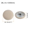 Unique Bargains DIY Craft Metal Shank Cotton Covered Round Sewing Buttons 20 Pcs - 2 of 4