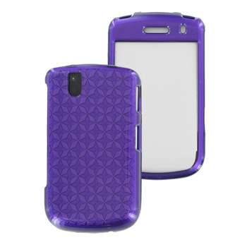 OEM Verizon Snap-On Case for BlackBerry Bold 9650, Tour 9630 (Pattern Purple) (Bulk Packaging)