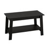 31.5" Industrial Farmhouse 2-Ebenen- Rustic Coffee Table & Nightstand with Rustic Wood Finish,for Bedroom/Living Room - 2 of 4