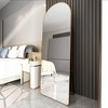 FURNIinspire Full Length Mirrors Contemporary Metal Frame Arched Standing Mirror for Fashionable Modern Bedrooms, Transparent, 31"*0.4"*71" - 3 of 4