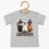 Chick or Treat Halloween Chickens - Youth Short Sleeve Graphic T-Shirt and Toddler Short Sleeve Graphic T-Shirt - 2 of 3