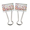 Teacher Created Resources® Confetti Binder Clips, Medium, 8 Per Pack, 6 Packs - 3 of 3