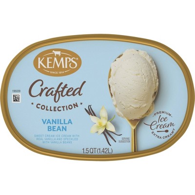 Kemps Crafted Collection Vanilla Bean Ice Cream - 1.5qt
