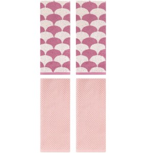 REGALWOVEN 4 Pcs Cotton Bathroom Decorative Hand Towels - 1 of 4