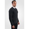 JENNIE LIU Men's 100% Pure Cashmere Long Sleeve Pullover V Neck Sweater - 2 of 4