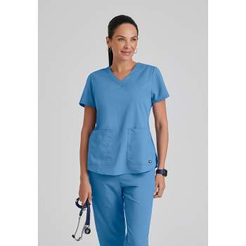 Grey's Anatomy by Barco - Classic Women's Aubrey 2-Pocket V-Neck Scrub Top
