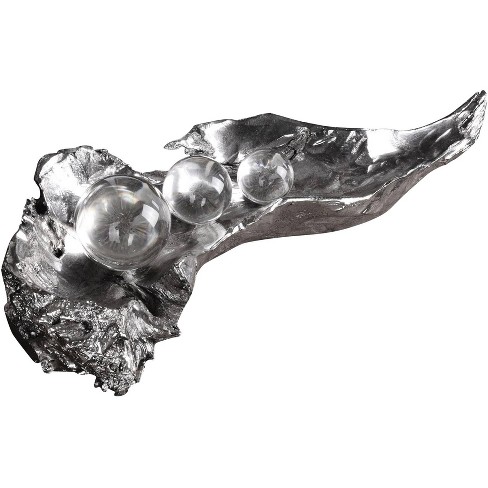 Uttermost Three Peas in a Pod 20 1/2" Wide Silver Sculpture - image 1 of 1