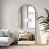 Full-Length Mirror in Aluminum Alloy with a Chic Right-Angled Arch Frame - image 2 of 4