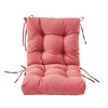 ARTPLAN Outdoor Cushions Seat Back Chair Cushions Wicker Tufted Pillow for Patio Outdoor Furniture - 4 of 4