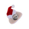 Unique Bargains Christmas Brooches Santa Claus Plush Red White 1Pcs - 4 of 4
