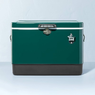 Portable 54qt Cooler Dark Green/Black - Hearth & Hand™ with Magnolia