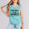 Simply Sage Market Pickleball Is My Favorite Season Garment Dyed Tank - 3 of 3