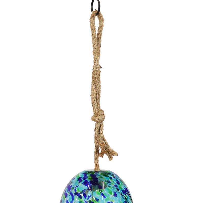 Sunnydaze Outdoor Natural Melody Glass Wind Bell Chime, 5 of 13