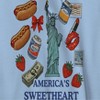 Rerun Island Men's American Sweetheart Americana 4Th Of July Long Sleeve Graphic Cotton Sweatshirt Hoodie - 2 of 4
