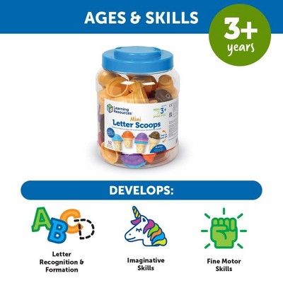 Learning Resources Mini Letter Scoops