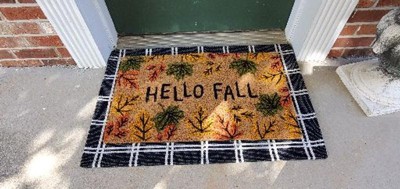 1'6x2'6 'Flying Boo' Halloween Coir Doormat Black/White - Hyde & EEK!  Boutique™ - ShopStyle Outdoor Rugs