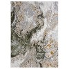 Luxe Weavers Marble Swirl Abstract Indoor Area Rug - 2 of 4