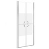 vidaXL Shower Door Half Frosted ESG 33.9 in.x74.8 in. - 2 of 4