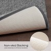 SEVOBAL Bath Rugs and Mats Cotton Tufted Reversible Bath RugNon Skid Bath Mats for Bathroom Floor Bath Rugs for Bath Room, Gray, 24"*20"*0.75" - 4 of 4
