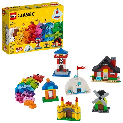 LEGO Classic Bricks and Houses Kids' Building Toy Starter Set 11008