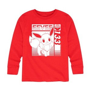 Boys' - Pokémon - EEVEE 133 Long Sleeve Graphic T-Shirt - 1 of 4