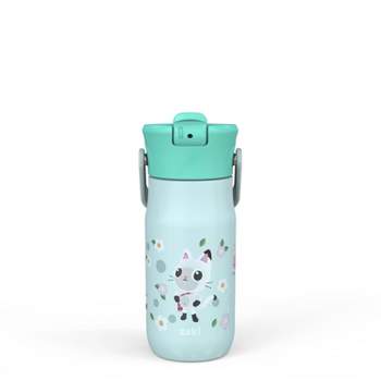 MCHIVER Farm Animal Cartoon Kids Water Bottle with Straw Insulated