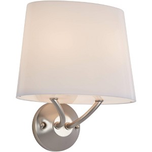 Possini Euro Design Possini Euro 11 3/4" High Brushed Nickel Modern Wall Sconce Light - 1 of 4