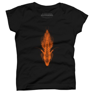 Girl's Design By Humans Prehistoric Life Form By Winters860 T-Shirt