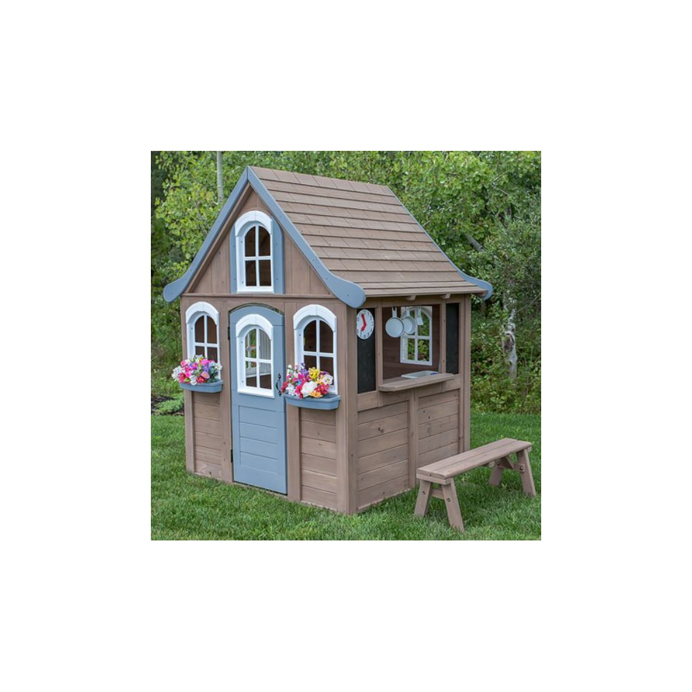 UPC 875257800952 product image for KidKraft Forestview II Wooden Playhouse | upcitemdb.com