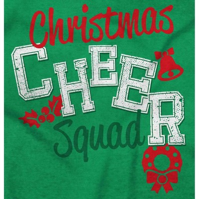 Festive Holiday Christmas Cheer Squad Women Crewneck Sweatshirt Brisco Brands