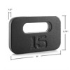Philosophy Gym Cast Iron Ruck Weight - Weighted Fitness Plate with Handle - 4 of 4