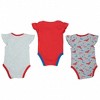Kids Wonder Woman Suit and Icons 3-Pack Bodysuit Set - 2 of 2