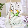 Slickblue Little Bear Coro Fleece Throw Blanket - 33.5" x 45.3", Soft & Comfortable, Ideal for Home or Travel - 3 of 4