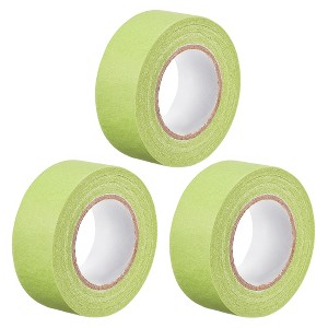 Unique Bargains Strong Adhesion No Sticky Residue DIY Crafts Masking Tapes 1" x 21 Yards 3 Pcs - 1 of 4