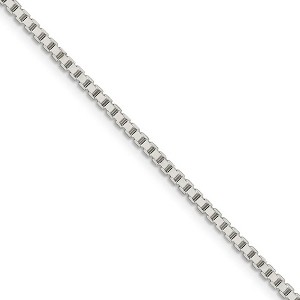 Black Bow Jewelry 1.9mm, Sterling Silver, Solid Box Chain Necklace - 1 of 4