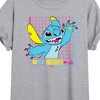 Women's - Disney - Lilo & Stitch Oversized Graphic T-Shirt - 2 of 4