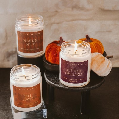 Pumpkin Spice Gold Lid 9 oz Soy Candle