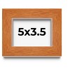 PosterPalooza | Photo Size Flat Brown Picture Frame - UV Acrylic, Foam Board Backing, Hanging Hardware - 2 of 4