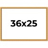 PosterPalooza | 36x25 Wood Antique Frame with UV Acrylic, 4 Finishes: Bronze, Gold, Silver, and Black - 2 of 4
