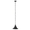 Graylyn 11.8" Outdoor Pendant - PLT7017 - Black - Safavieh - 2 of 3