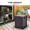 Garvee Propane Tank Cover Table Outdoor for 20Lbs Propane Tank, Outdoor Gas Tank Table with Storage Sides, Functional Table & Cover for Gas Fire Pit - 3 of 4